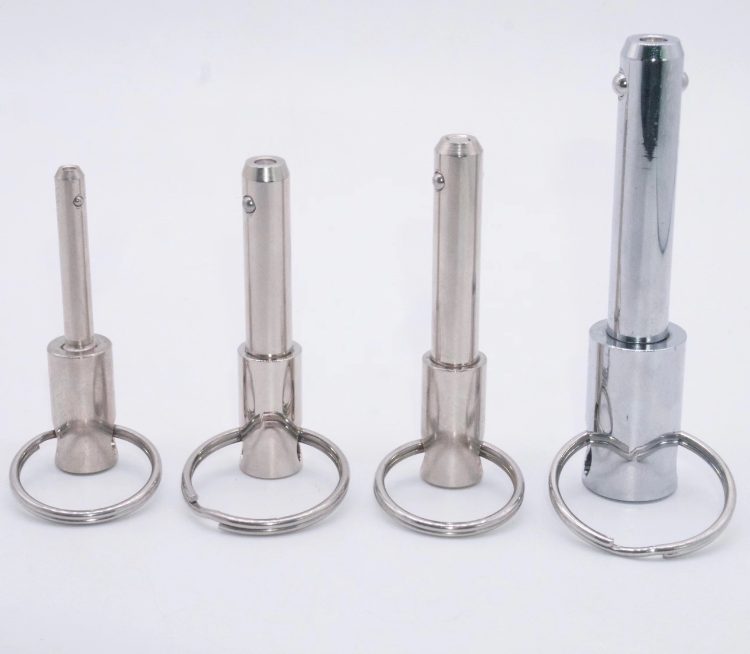 3M™Quick Release Detent Pin 8510044, Zinc Plated Steel, 0.5 in x 4 in