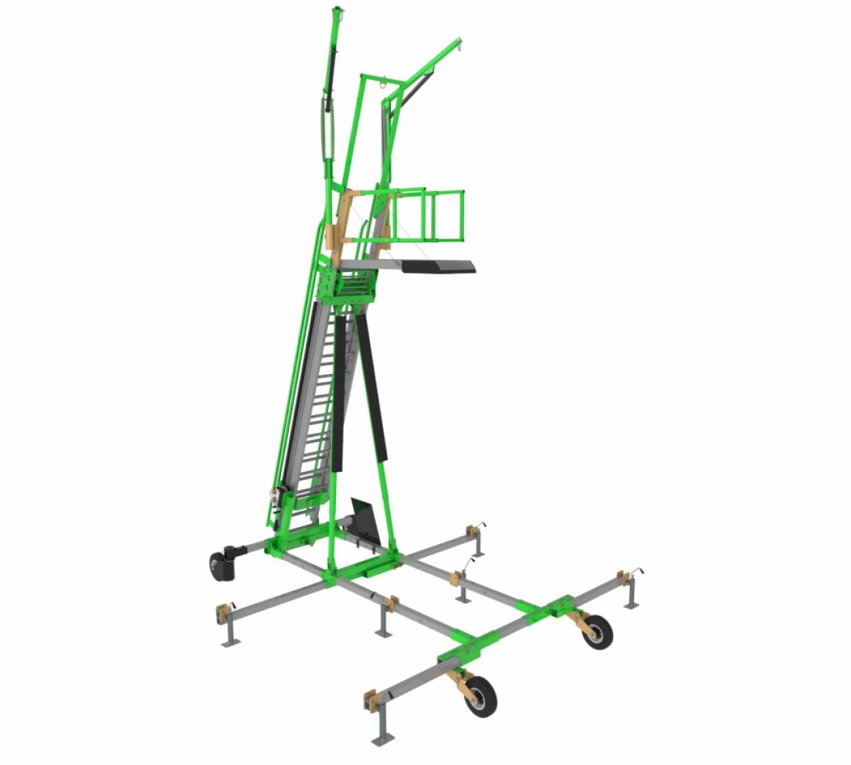 3M™ DBI-SALA® Flexiguard™ Freestanding Ladder Adjustable Height Tanker Access Anchor System 8530852, 2 User, 8.9 – 13.6 ft