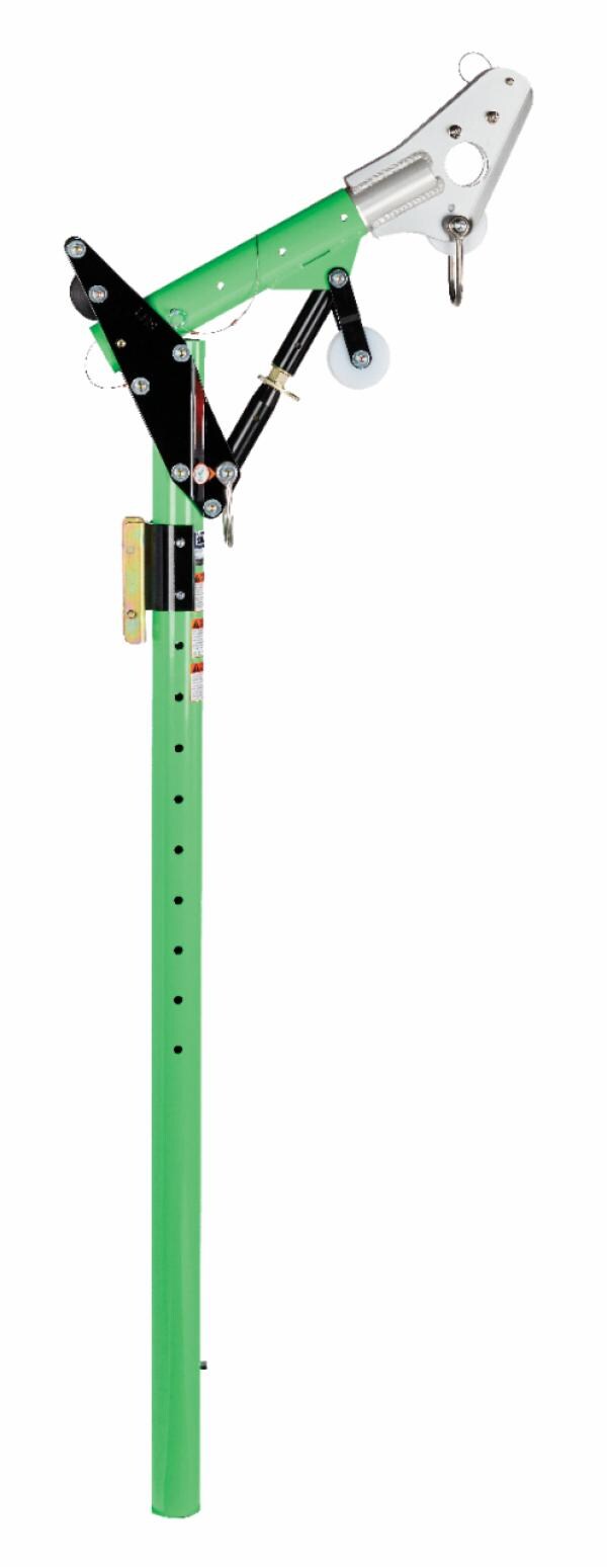 3M™ DBI-SALA® Confined Space Adjustable Offset Davit Mast Mast Head Receiver Tube 8518187, Green, Aluminum, 30 – 48 in