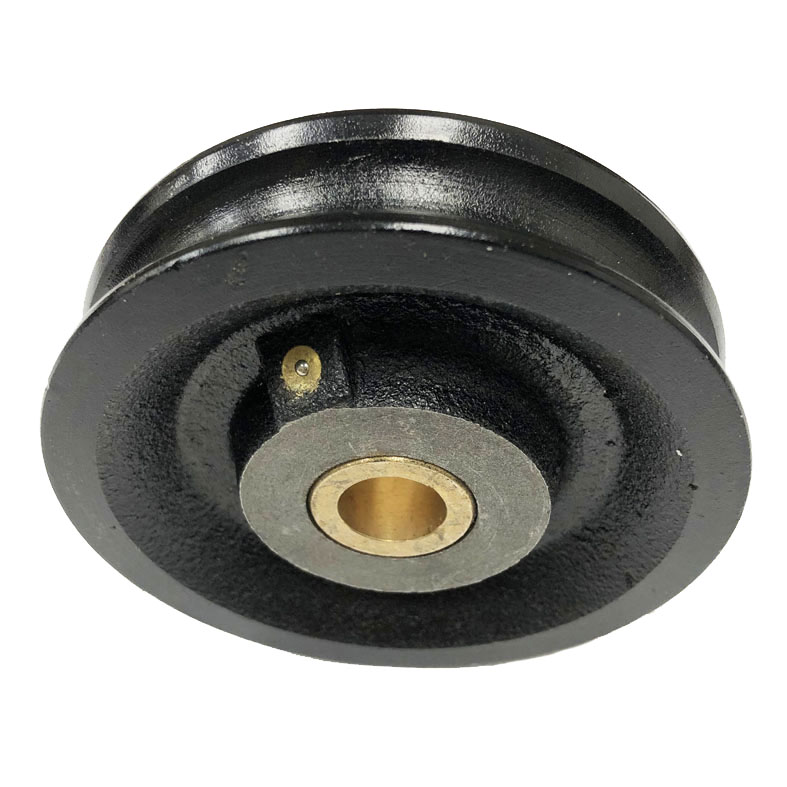3M™ Bronze Bushed Self Lubricated Sheave 9501834, Galvanized, 4 in dia, 0.375 Rope Size