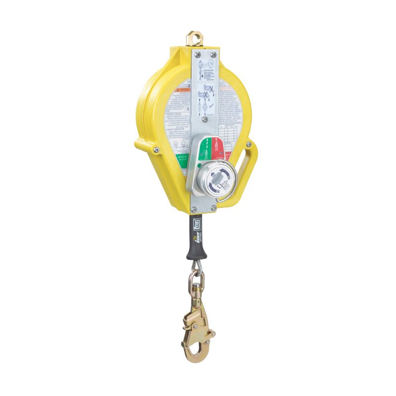 3M™ Self-Retracting Lifeline Emergency Descent Brake Hub 9505010, Yellow Zinc Plated Steel, 1.125 dia x 1.352 in