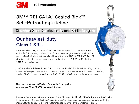 3M™ DBI-SALA® Self Adhesive ID Label 9504137, Polyester, 1 x 3.5, Multiple Language
