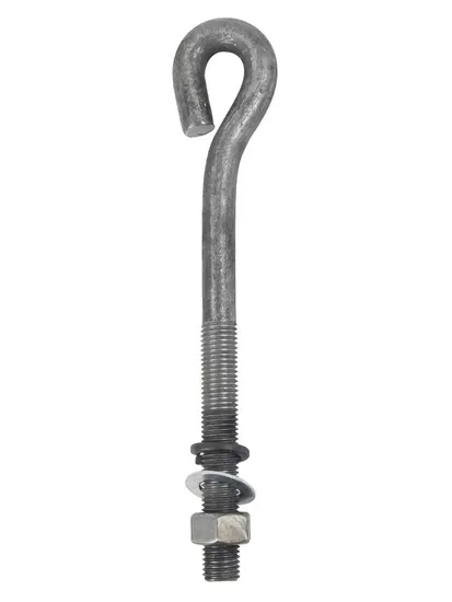 3M™ Galvanized Steel L-Bolt 7200441, 0.5 in-13 x 6 in