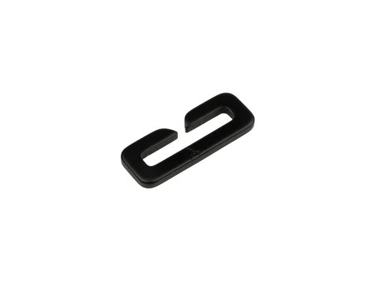 3M™ 3-Bar Slotted Web Keeper 9502200, Plastic, Black, 1.75 in