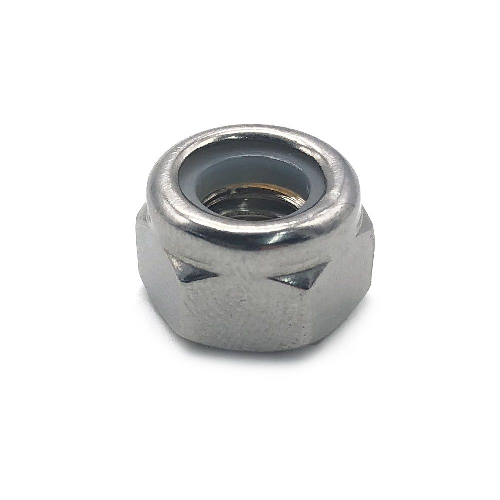 3M™ Locking Hex Nut 9506757, Galvanized Steel, 3/8 in-16
