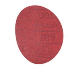 3M™ Hookit™ Red Abrasive Disc, 316U, 01302, P80, D-weight, 5 in (12.7 cm)