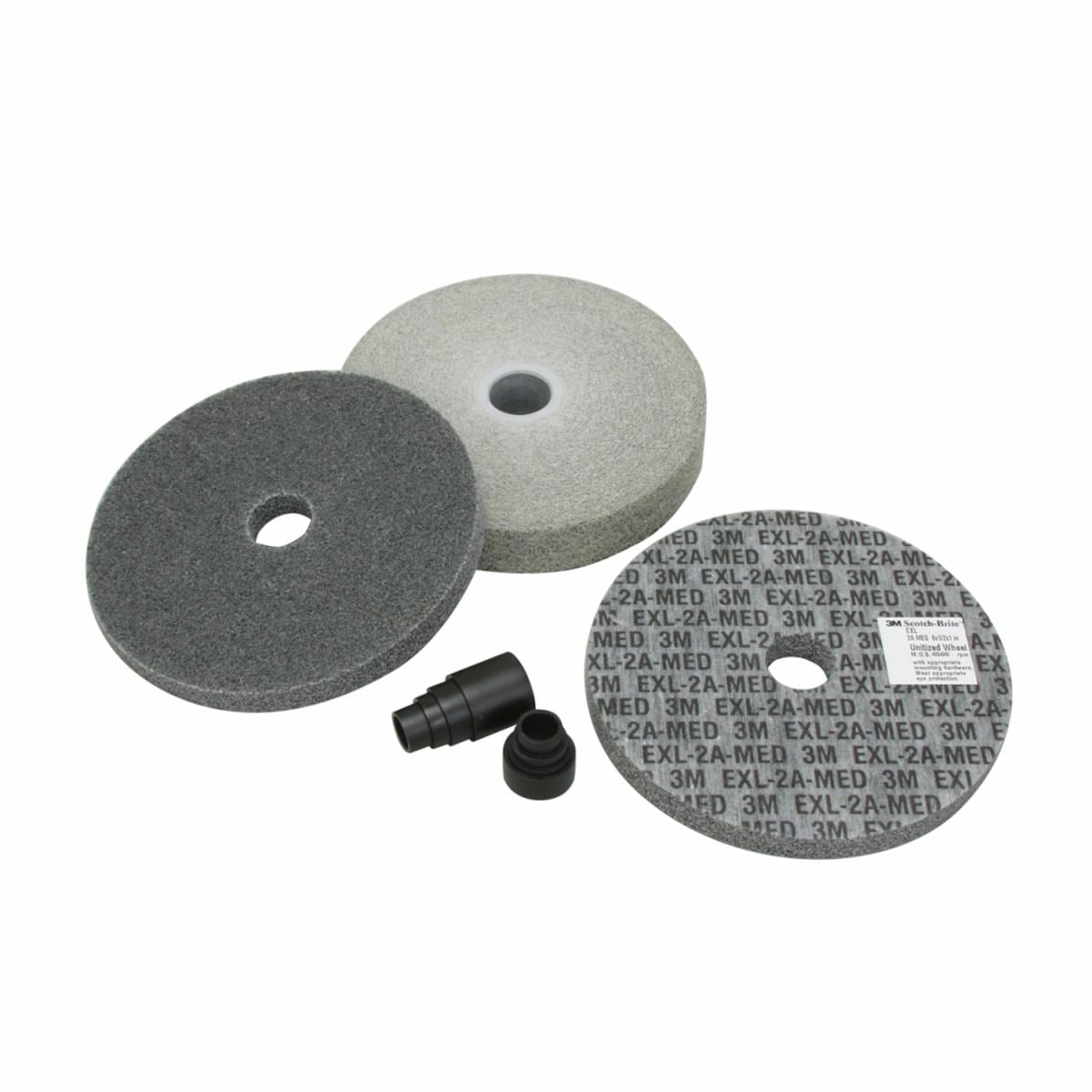 Scotch-Brite™ EXL Deburring Wheel Pack, XL-UW, grey