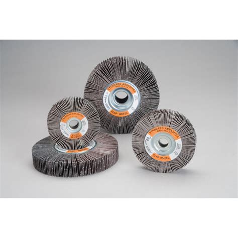 Standard Abrasives™ A/O Flap Wheel 661405, 6 in x 1 in x 1 in 60, 5 per case