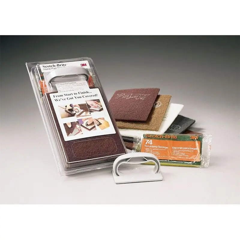 Scotch-Brite™ Hand Pad Trial Pack, 961S, assorted sizes, 5 per pack