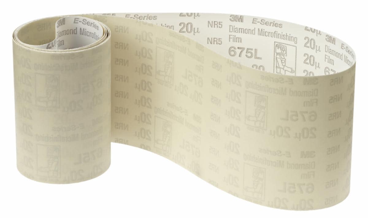 3M™ Diamond Microfinishing Film Belt 675L