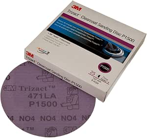 3M™ Trizact™ Hookit™ Clear Coat Sanding Disc, 02095, 5 in, 25/Carton, 4 Cartons /Case