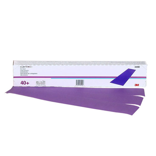 3M™ Cubitron™ II Hookit™ File Sheets 34507, 80+ Grade, 4 1/2 in x 30 in, 10 Sheets/Pack, 5 packs/Case