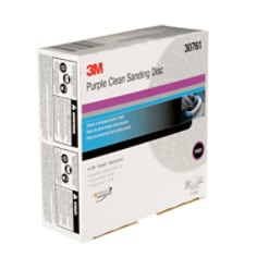 3M™ Hookit™ Purple Clean Sanding Disc, 334U, 30761, P600, C-weight, 6 in (15.24 cm)