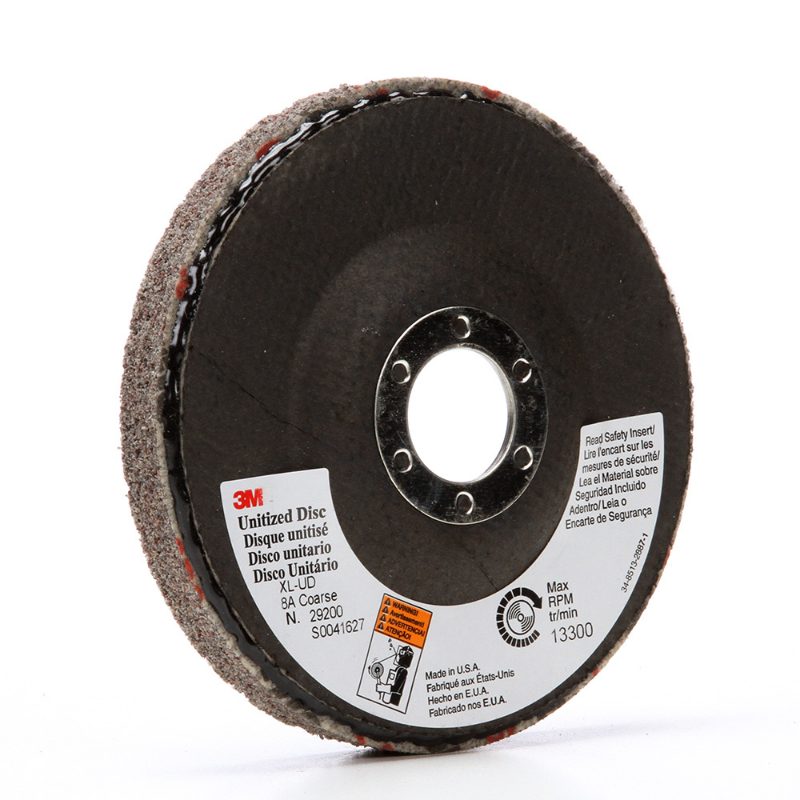 Scotch-Brite™ EXL Unitized Disc, FIN, 4-1/2 in x 7/8 in (11.43 cm x 2.22 cm)