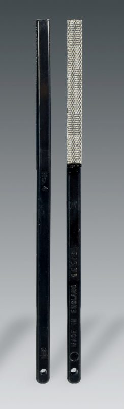3M™ Flexible Diamond Hand File, 6210J, No. 4, M125, black, 2 1/2 in x 1/4 in (63.5 mm x 6.4 mm), 10/pack