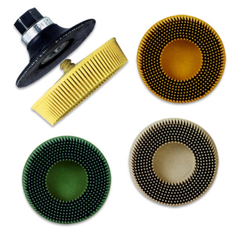 Scotch-Brite™ Roloc™ Bristle Disc, RD-ZB, 1 in x 5/8 in (2.54 cm x 1.59 cm)