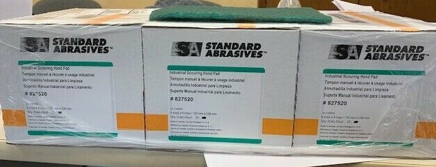Standard Abrasives™ Industrial Scouring Hand Pad 827520, 6 in x 9 in, 60 pads per case