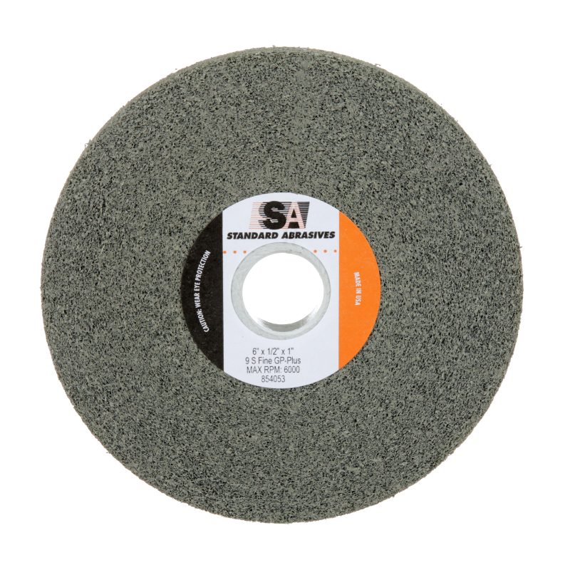 Standard Abrasives™ GP Plus Wheel 854053, 6 in x 1/2 in x 1 in 9S FIN, 4 per case