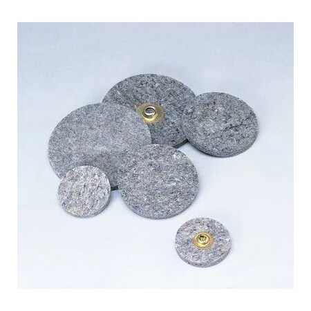 Standard Abrasives™ Quick Change TR Felt Polishing Disc 840480, 3 in, 10 per inner 100 per case