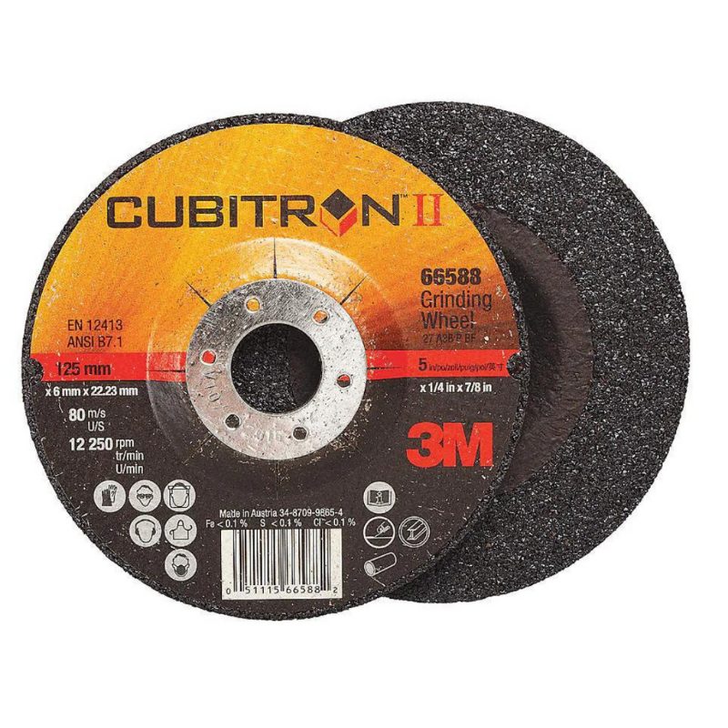 3M™Cubitron™ II Vitrified Grinding Wheel 91VA T1ESP-350X30X160 V50 U10 91DA80/80 F15VPH601W-50M/S ANSI