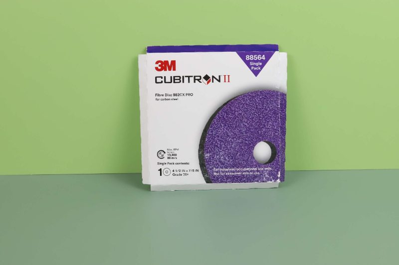 3M™ Cubitron™ II Fibre Disc 982CX Pro, 36+, Die 600T, 6 in x 7/8 in, 25/Inner, 100/Case