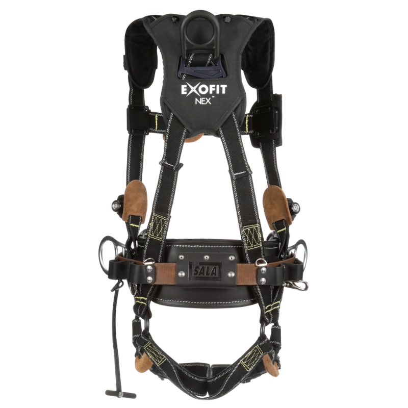 3M™ DBI-SALA® ExoFit NEX™ Comfort Lineman Climbing/Positioning/Suspension Safety Harness with 4D Belt 1113645C, Small/D19