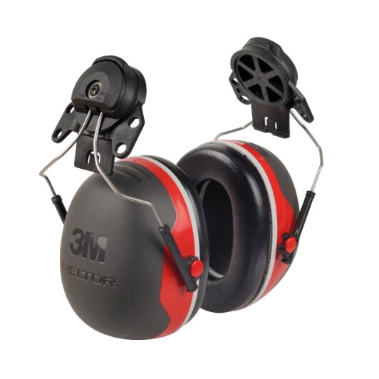 3M™ PELTOR™ X3 Earmuffs X3P3E/37277(AAD), Hard Hat Attached, 10 EA/Case