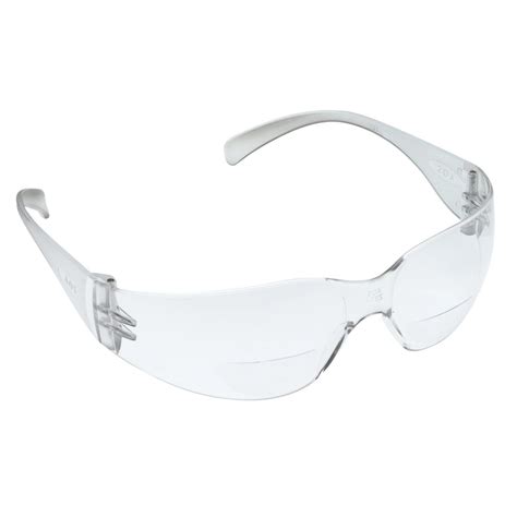 3M™ Virtua Reader Protective Eyewear, 11515-00000-20, Clear Anti-Fog Lens, Clear Temple, +2.5 dioptre
