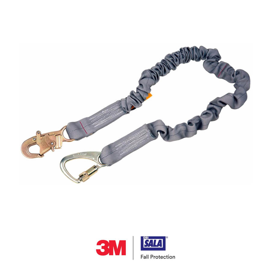 3M™ DBI-SALA® ShockWave™ Stretch Web Shock-Absorbing Lanyard 1244306C, 132 – 254 lb (59.9 – 115.2 kg), 6 ft (1.8 m)