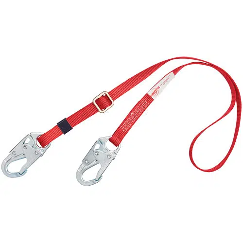 3M™ Protecta® Adjustable Web Positioning Lanyard AL305CPWLA-8, Yellow, 8 ft