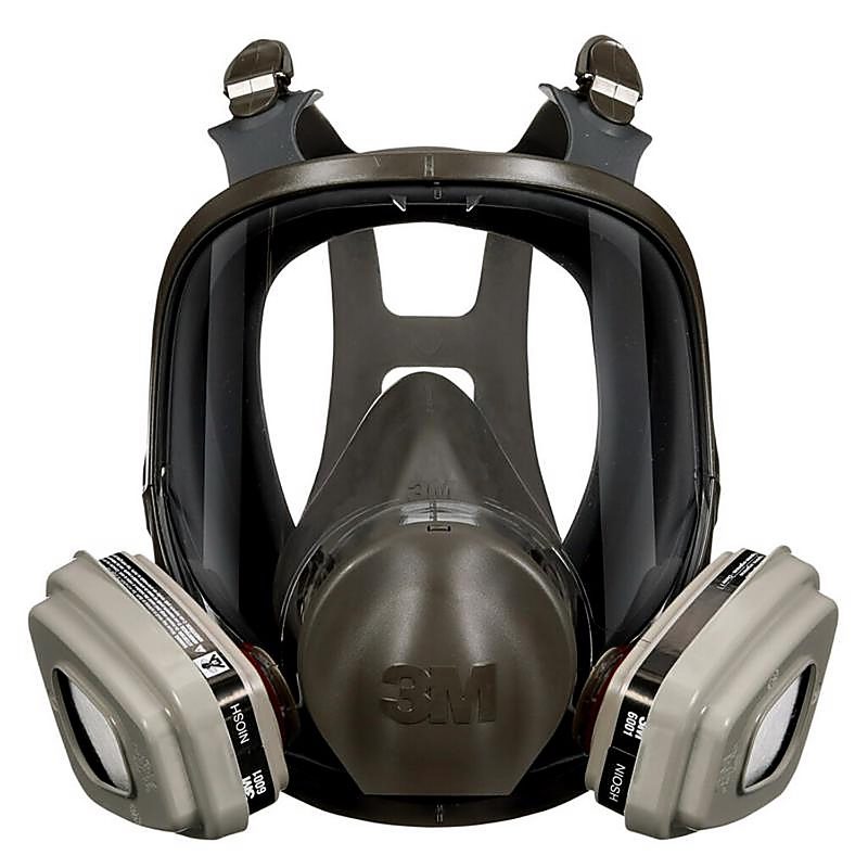3M™ Full Face Respirator 69P71P1-DC, Organic Vapour/P95, Black, Large, 1/Pack