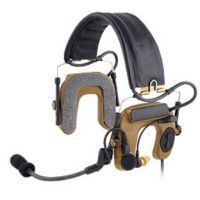 3M™ Peltor™ ComTac™ IV Hybrid Communication Headset MT16H044FB-19 CY, Dual Comm, Flexi Boom Mic, Coyote Brown, 1 ea/cs