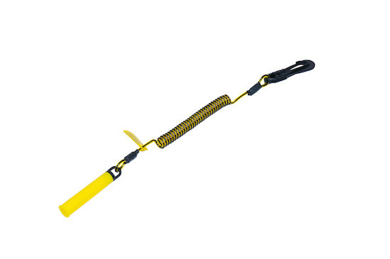 3M™ DBI-SALA® Quick Spin Permanent Marker Holder, 1500034, with coil, yellow, 0.5 in (1.2 cm), 10 pack
