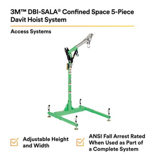 3M™ DBI-SALA® Confined Space Leg Assembly For Portable Freestanding Expandable 3-Piece Davit Mast Base 8517215, 50 in (1270 mm)