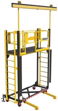 3M™ DBI-SALA® Flexiguard™ Supported Ladder Rail Fixed Height Access Anchor System 8530397, 2 User, 9 ft (2.7 m) High, 3 ft Wide