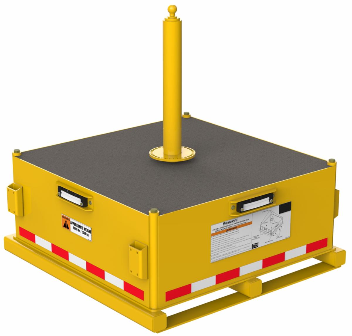 3M™ DBI-SALA® Flexiguard™ Truck Hitch Base 8514451, Zinc Plated Steel, 48 (1219.2 mm)