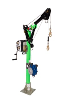 3M™ DBI-SALA® Confined Space Davit Mast Freestanding Base Leg Assembly 8517745, Green, Aluminum, 70 in (1778 mm)