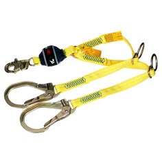 3M™ DBI-SALA® Twin-Leg Tie-Back Web Shock-Absorbing Lanyard 1246598C, 132 – 310 lb (59.9 – 140.6 kg), 4 ft (1.2 m)