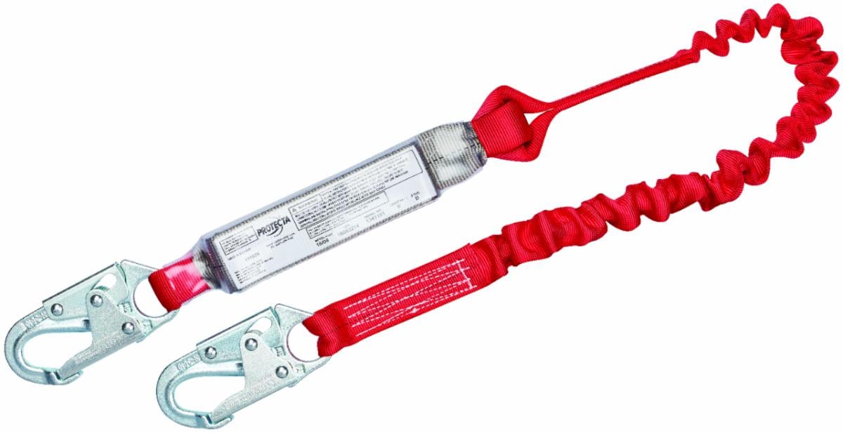 3M™ Protecta® PRO™ Pack Elastic Shock Absorbing Lanyards 1341102, 1 EA/Case