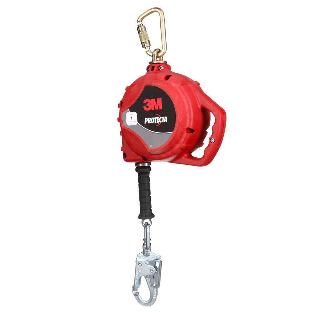 3M™ Self-Retracting Lifeline Cable Assembly 3401394, Galvanized, Zinc Plated Steel Hook 2000180, 130 ft (39.6 m)