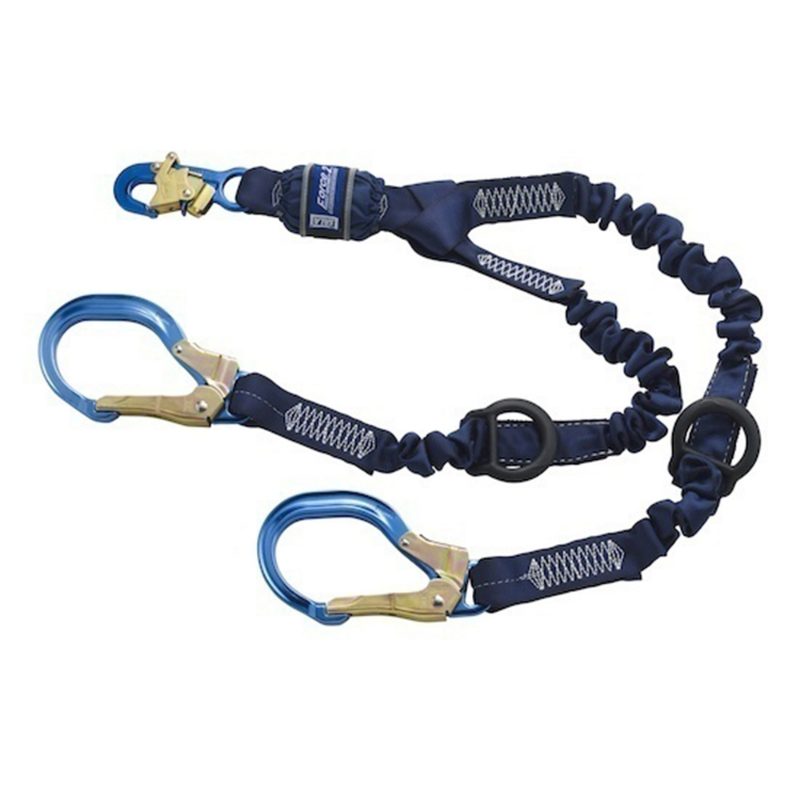 3M™ DBI-SALA® Twin-Leg Tie-Back Web Shock-Absorbing Lanyard 1246595C, 132 – 310 lb (59.9 – 140.6 kg), 6 ft (1.83 m)