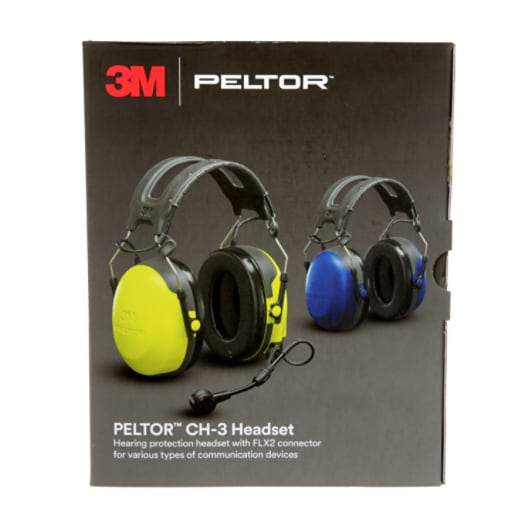 3M™ PELTOR™ CH-3 Headset MT74H52A-110, Headband, Yellow, FLX2