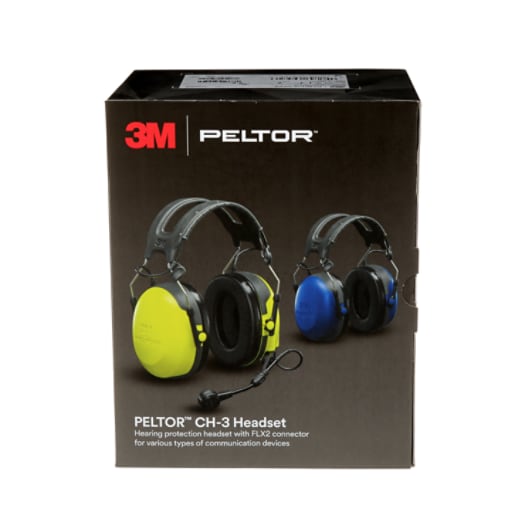 3M™ PELTOR™ CH-3 Headset MT74H52B-110, Neckband, Yellow, FLX2