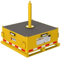 3M™ DBI-SALA® FlexiGuard™ Counterweight Base Jack Leveling Kit, 8530563, permanent, yellow zinc, 12.5 in x 8 in x 9.5 in