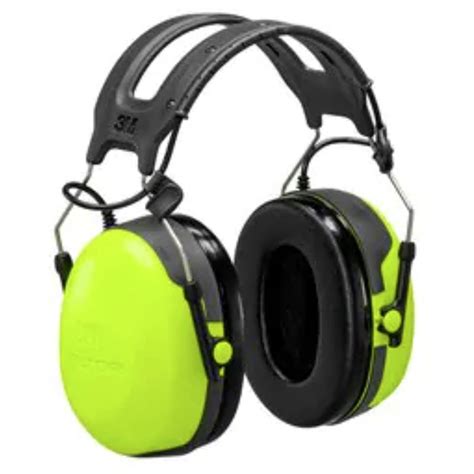 3M™ PELTOR™ CH-3 Headset HT52B-112, Listen Only, Yellow, Neckband, FLX2