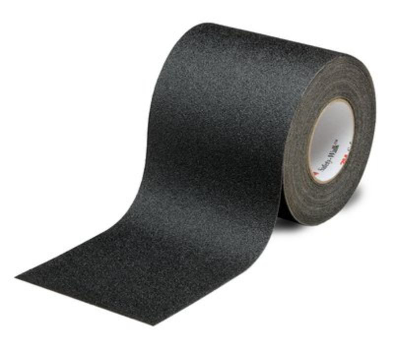 3M™ Safety-Walk™ Slip-Resistant Conformable Tapes and Treads, 510, Black, 6 in x 60 ft (152 mm x 18.3 m)