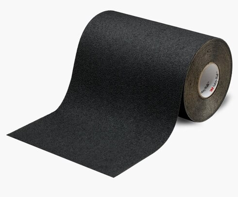 3M™ Safety-Walk™ Slip-Resistant Medium Resilient Treads, 310, black, 15.2 cm x 60.9 cm (6 in x 24 in)