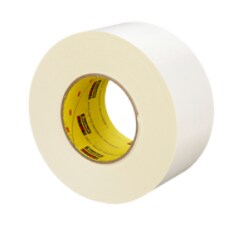 3M™ Textile Flatback Tape, 2526, white, 0.95 in x 60 yd (24 mm x 55 m), 36 rolls per case