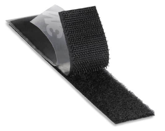 3M™ Hook and Loop Fastener SJ3000, Black, 1 in x 50 yd, 9/Case