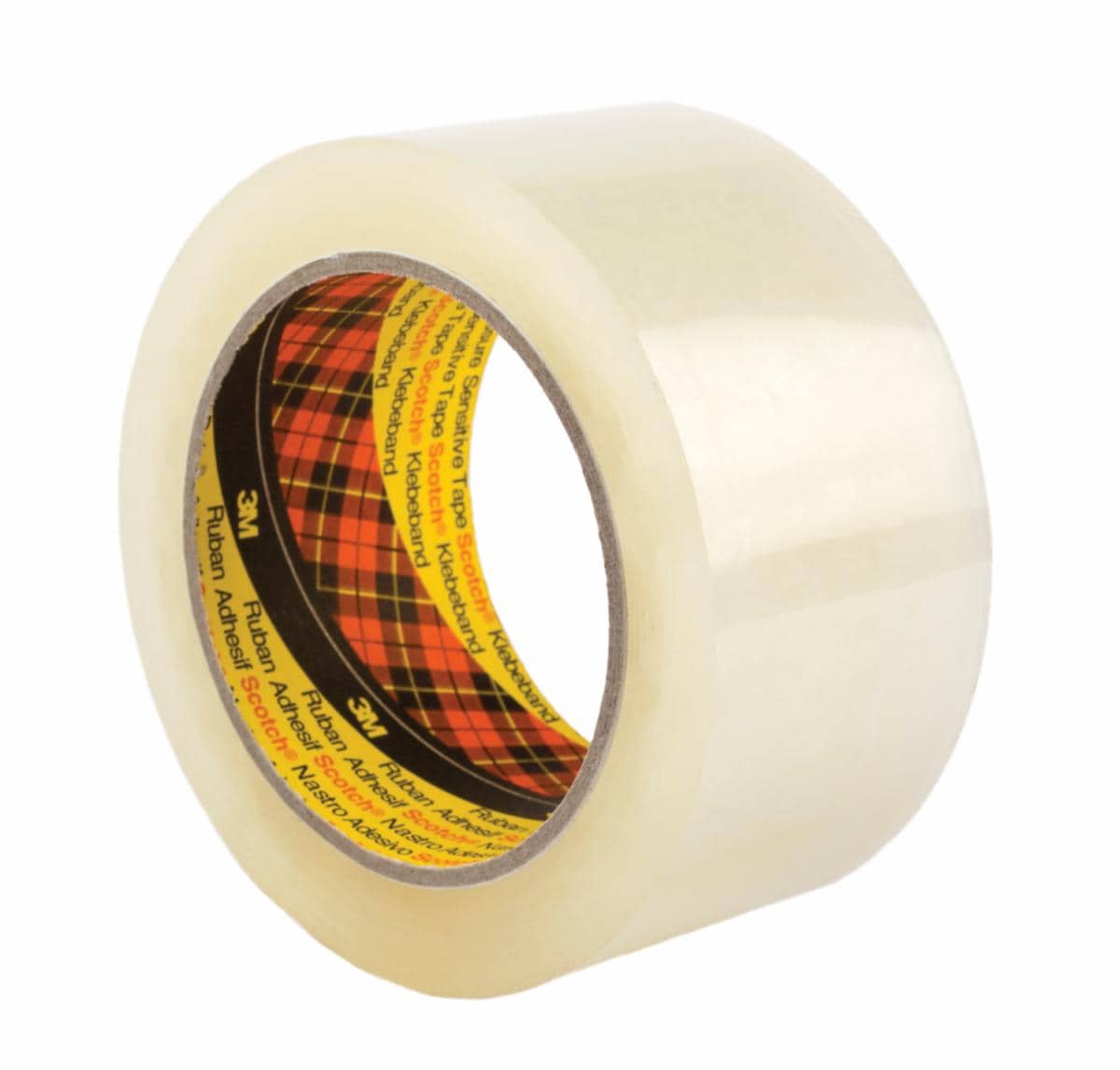 Scotch® Box Sealing Tape 313, Clear, 48 mm x 914 m, 6 Rolls/Case